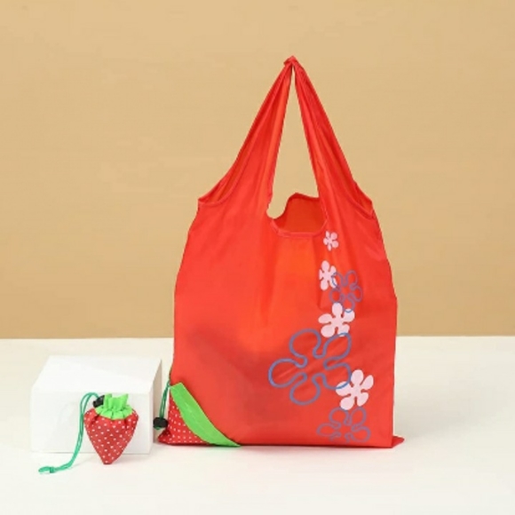 ● 3 New Nylon Foldable Reusable Shopping Bags - Picture 5 of 9